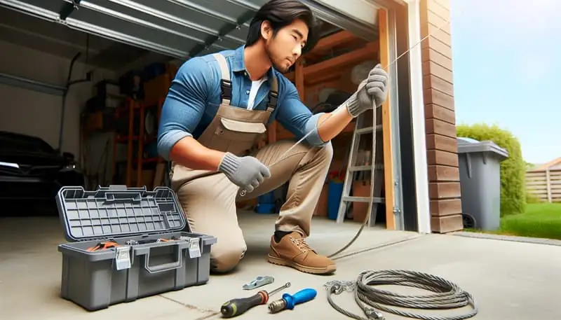 Garage Door Cable Repair — Greenhaven