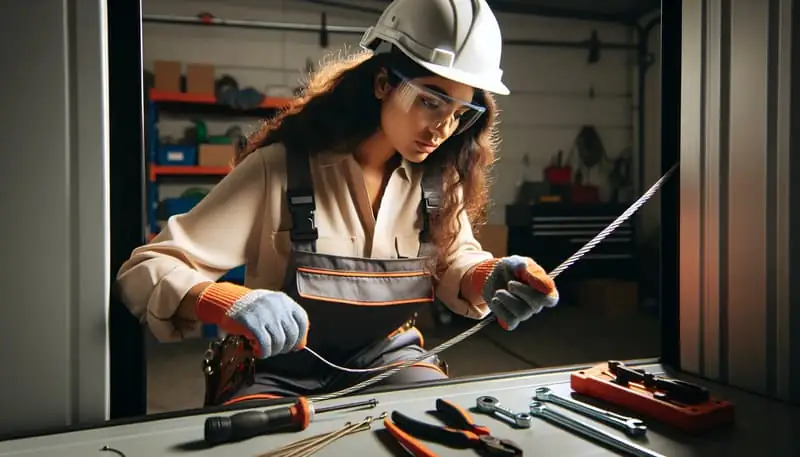 Garage Door Cable Repair — Cos Cob