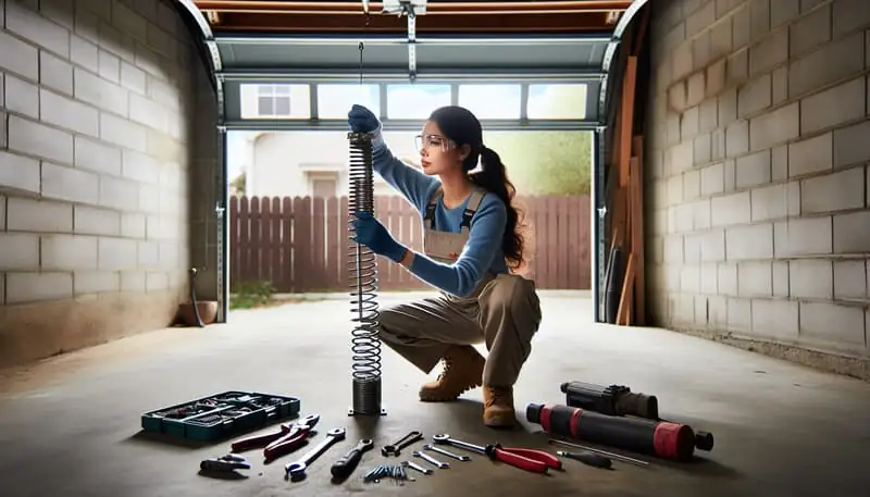 Garage Door Spring Repair — Mianus