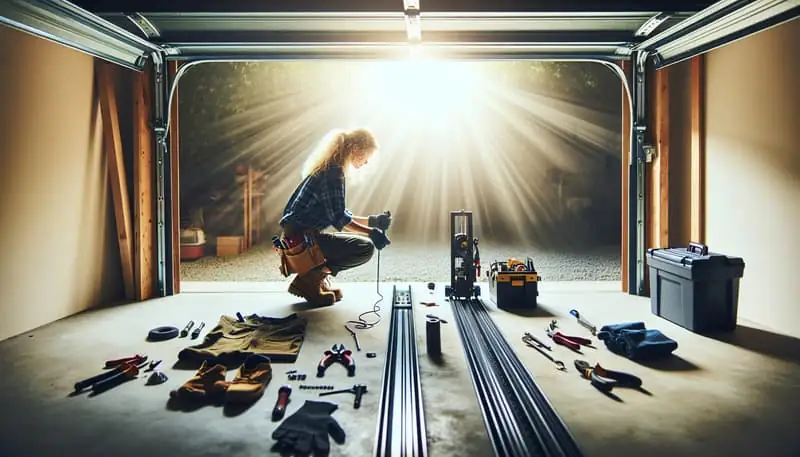 Garage Door Track Repair — Harrison