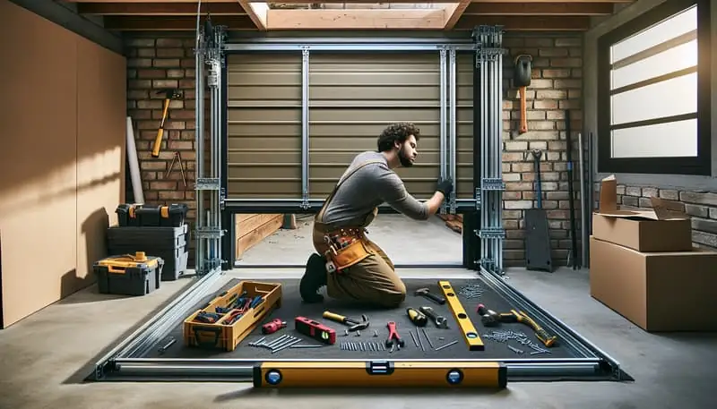 Garage Door Track Repair — Talmadge Hill
